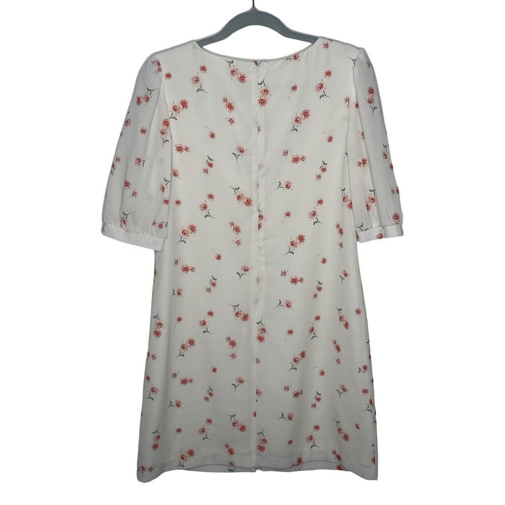 BB Dakota Scattered Daisy Bubble Sleeve Mini Dress size 6 cottagecore - Picture 7 of 13